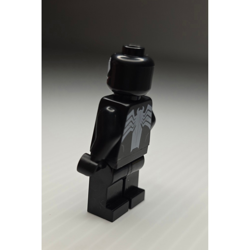 LEGO‎ Venom Minifigure Black Suit White Spider Emblem Marvel - Picture 5 of 8